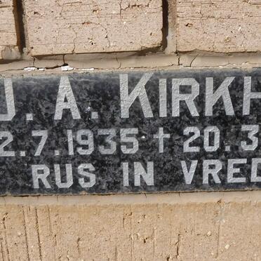 KIRKHAM J.A. 1935-1983