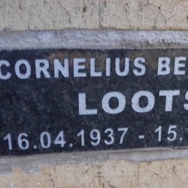 LOOTS Cornelius Benjamin 1937-2006