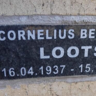 LOOTS Cornelius Benjamin 1937-2006