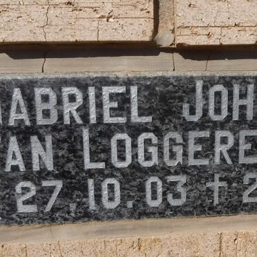 LOGGERENBERG Gabriel Johannes, van 1903-1981