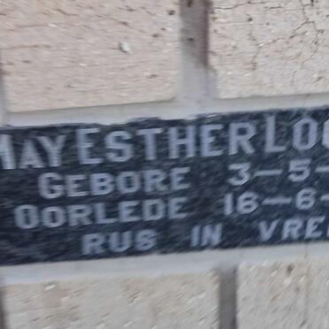 LOCHNER May Esther 1919-1990