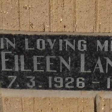 LANCASTER Eileen 1926-1983