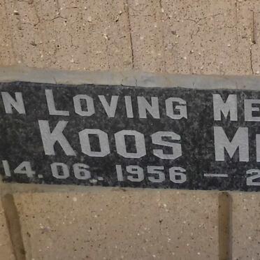 MIENIE Koos 1956-1993