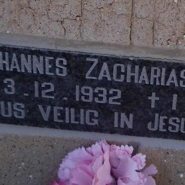 MOOLMAN Johannes Zacharias 1932-1996