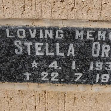 ORREN Stella 1932-1983