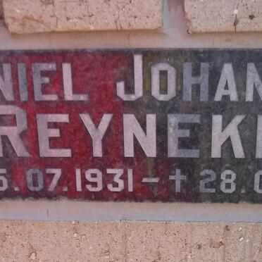 REYNEKE Daniel Johannes 1931-1991