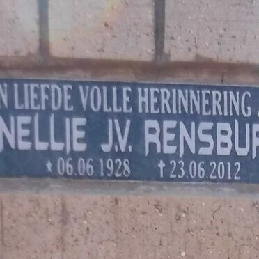 RENSBURG Nellie, J.v. 1928-2012