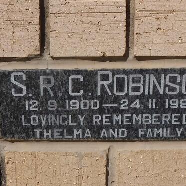ROBINSON S.R.C. 1900-1986