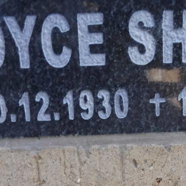 SHANKS Joyce 1930-2006