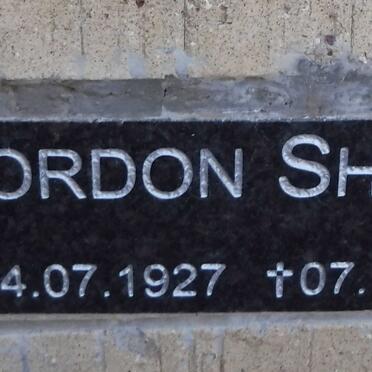 SHANKS Gordon 1927-2015