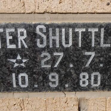 SHUTTLEWORTH Peter 1913-1980