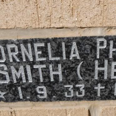SMITH Cornelia Philippina nee HEARN 1933-1977
