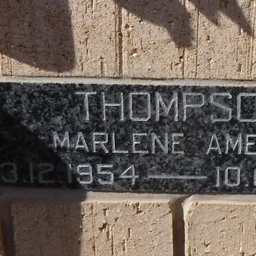 THOMPSON Marlene Amelia 1954-1995