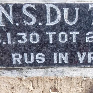 TOIT N.S., du 1930-1989