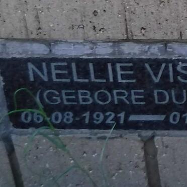 VISSER Nellie nee DU TOIT 1921-2005
