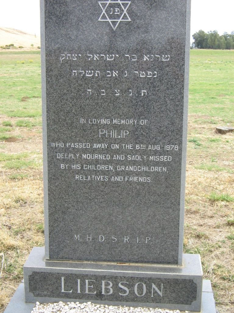 LIEBSON Philip -1978