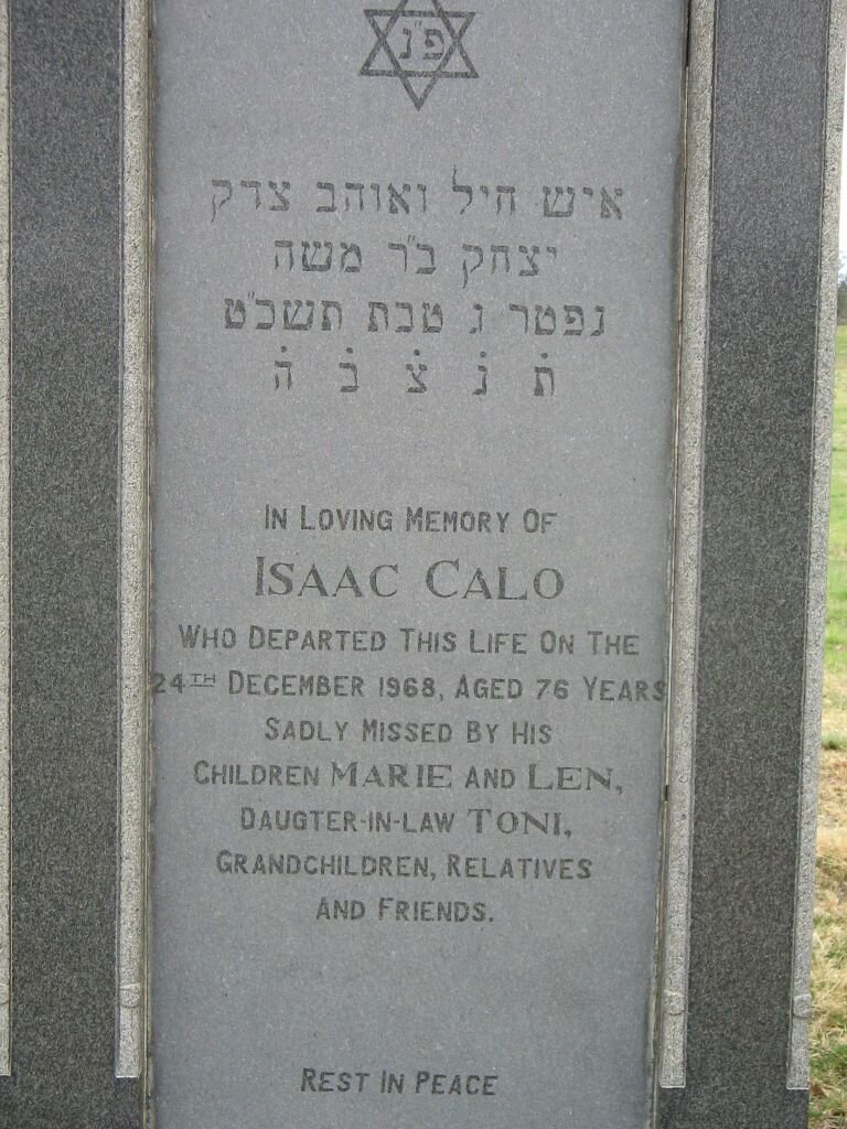 CALO Isaac -1968