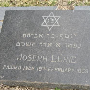 LURIE Joseph -1969