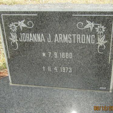 ARMSTRONG Johanna J. 1880-1973