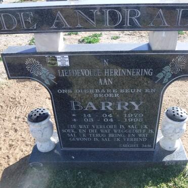 ANDRADE Barry, de 1979-1998