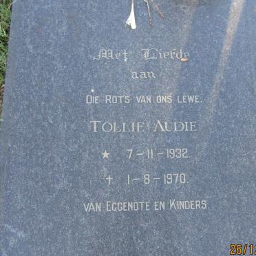 AUDIE Tollie 1932-1970