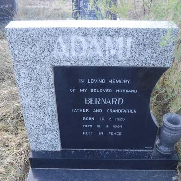 ADAMI Bernard 1925-1994