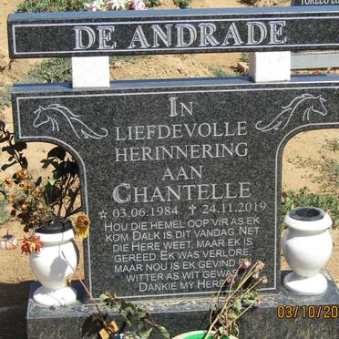 ANDRADE Chantelle, de 1984-2019