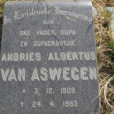 ASWEGEN Andries  Albertus, van 1909-1983