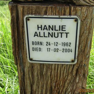 ALLNUTT Hanlie 1962-2004