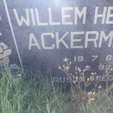 ACKERMANN Willem Hendrik 1961-1992