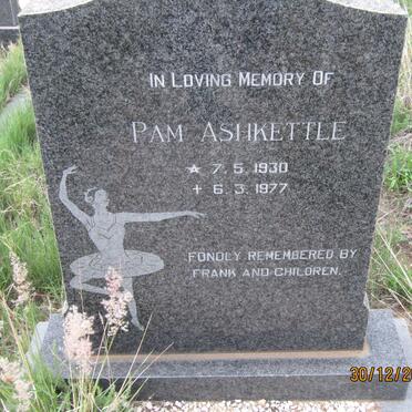 ASHKETTLE Pam 1930-1977