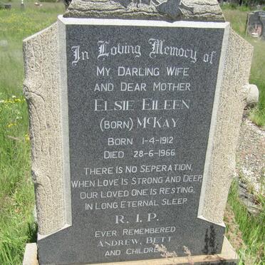 BAIN Elsie Eileen nee MCKAY 1912-1966