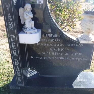 BANK Corrie, van der 1955-2000