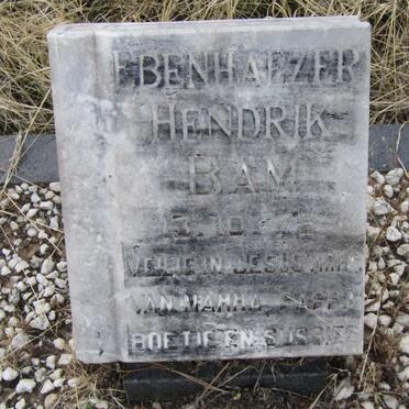 BAM Ebenhaezer Hendrik 1975