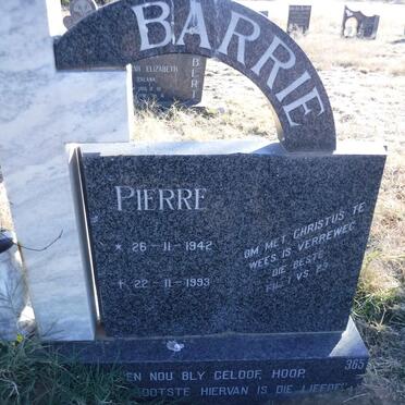 BARRIE Pierre 1942-1993