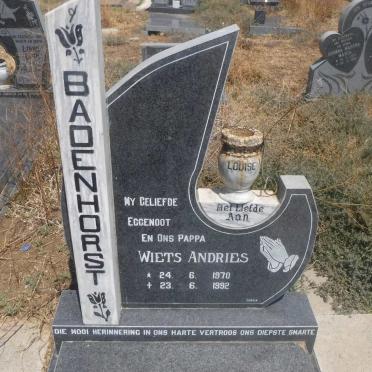 BADENHORST Wiets Andries 1970-1992