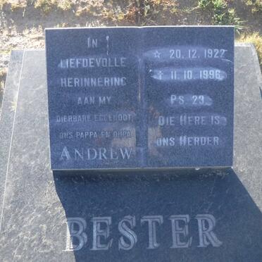 BESTER Andrew 1922-1996