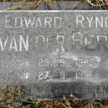BERG Edward Ryno, van der 1985-1991