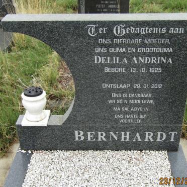 BERNHARDT Delila Andrina 1925-2012