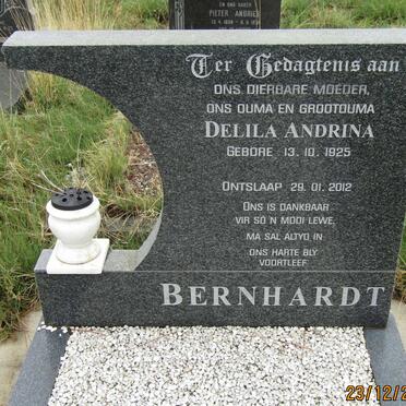 BERNHARDT Delila Andrina 1925-2012