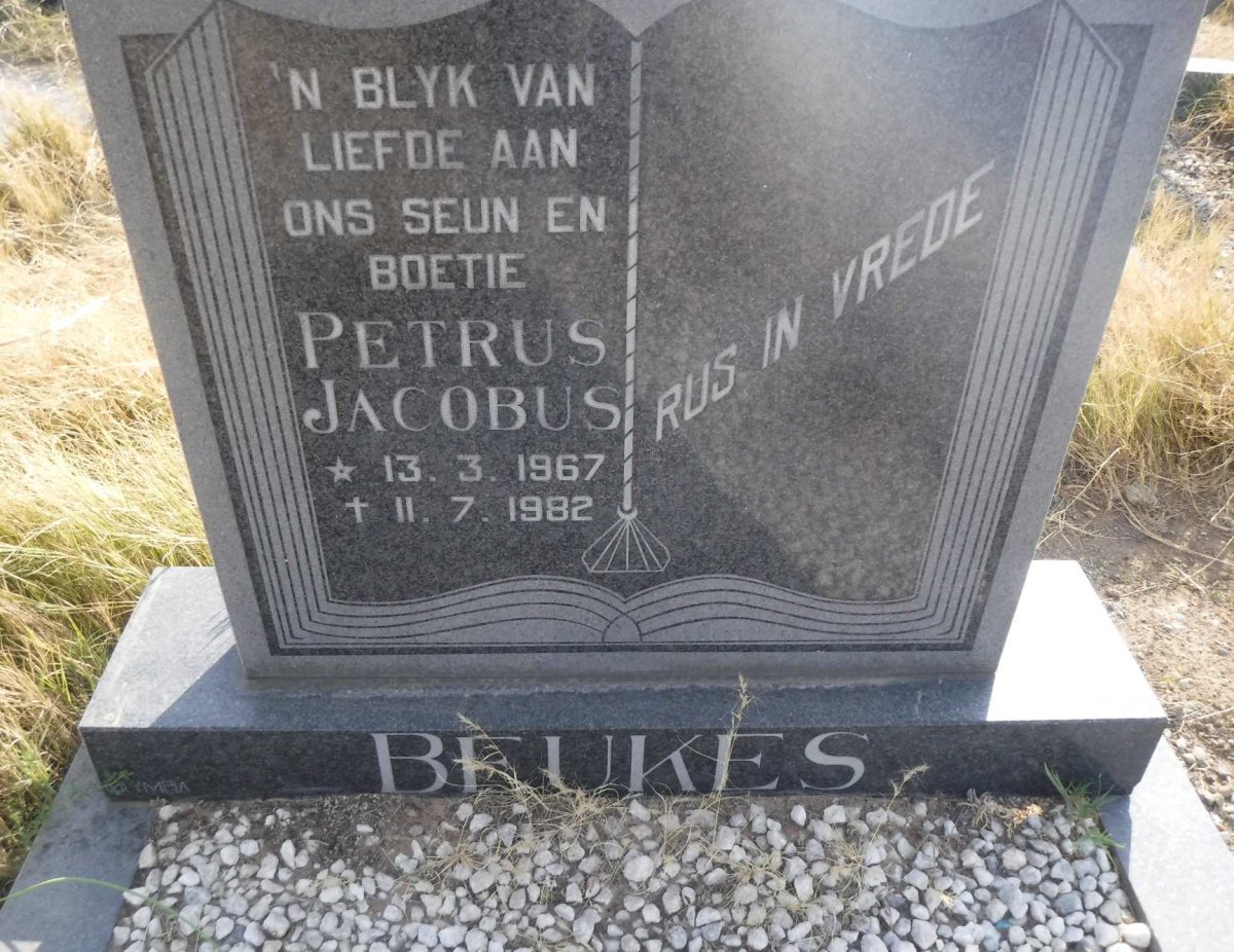 BEUKES Petrus Jacobus 1967-1982