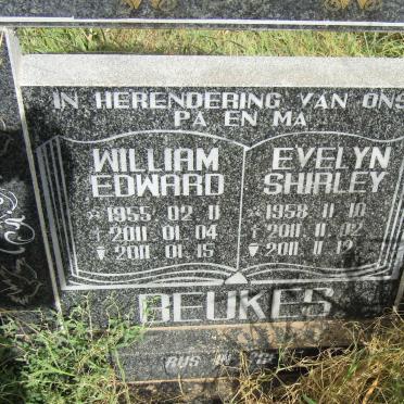 BEUKES William Edward 1955-2011 &amp; Evelyn Shirley 1958-2011