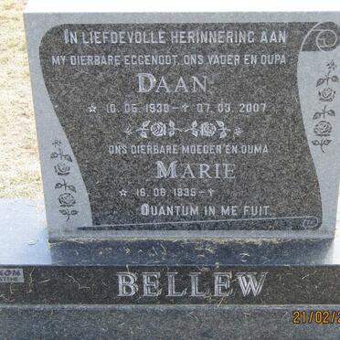 BELLEW Daan 1938-2007 &amp; Marie 1935 -