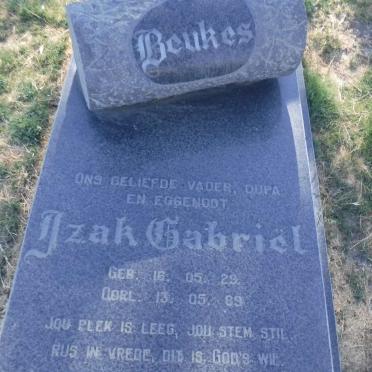 BEUKES Izak Gabriel 1929-1989
