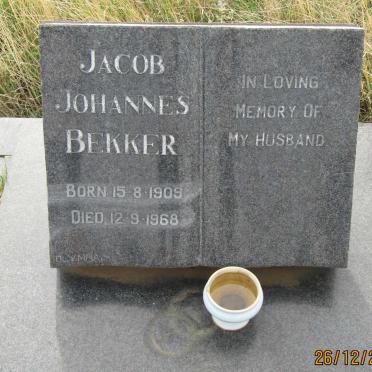 BEKKER Jacob Johannes 1909-1968