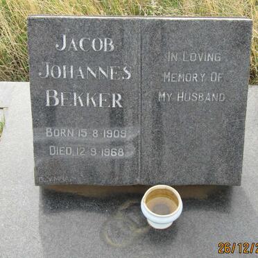 BEKKER Jacob Johannes 1909-1968