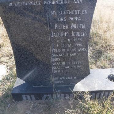 BEZUIDENHOUT Pieter Willem Jacobus Joubert 1954-1996
