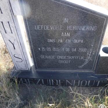 BEZUIDENHOUT Thys 1935-2000