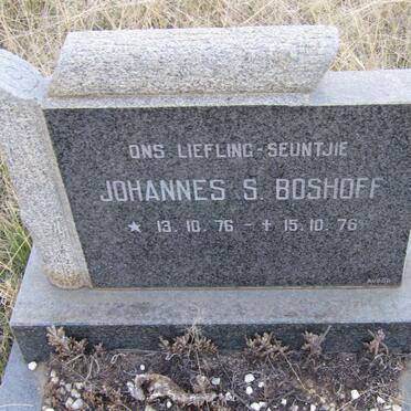 BOSHOFF Johannes S. 1976-1976