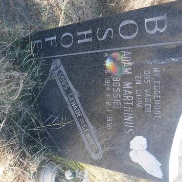 BOSHOFF Adam Marthinus 1924-1996